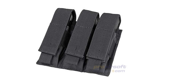 Condor Triple Pistol Mag Pouch Black