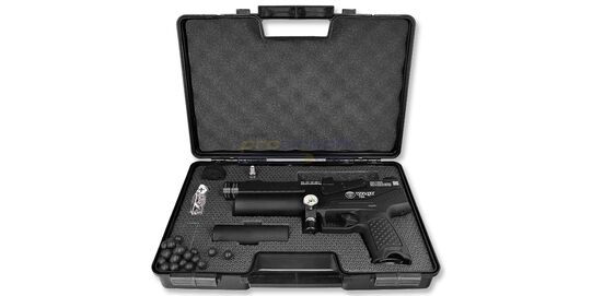 Hatsan Velox T50 PCP Rubber Ball Pistol, Black