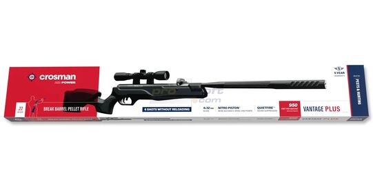 Crosman Vantage Plus Multishot ilmakivääri 4.5mm kiikarilla (24J) - Myyntipakkaus
