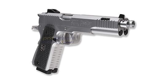 Cybergun Dueller Prismatic CO2 pistooli, metalli hopea
