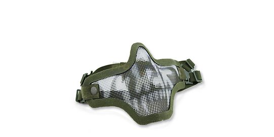 Diablo V1 puoliverkkomaski, vihreä pääkallo