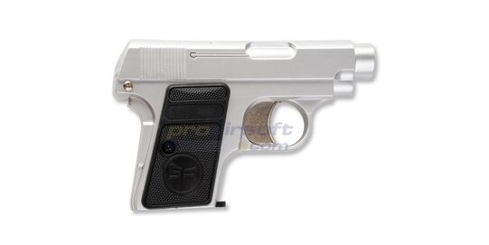 FN Browning M1906 kaasupistooli, hopea