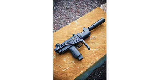 Umarex IWI Mini UZI 4.5 mm Spring Air Rifle – Rifled Barrel and Folding Stock - Umarex IWI Mini UZI 4.5 mm spring air rifle