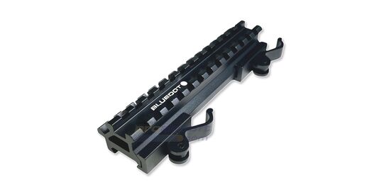Bluedot QD Riser Rail with 45 Degree Offset Mount