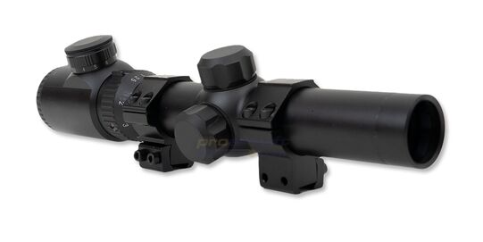 Swiss Arms kiikaritähtäin 1.25-6x26E ilma-aseisiin (11mm kiskoon)