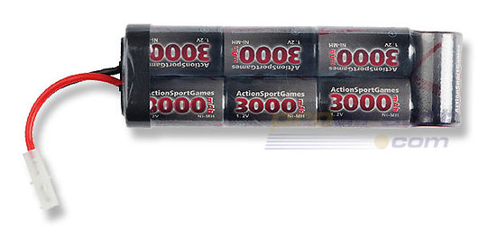 ASG Large 8.4V Battery 3000mAh NiMH