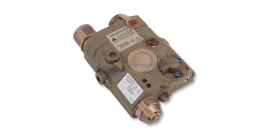 Diablo PEQ-15 yksikkö valolla ja laserilla (IR/pun), hiekka