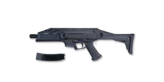 ASG CZ Scorpion EVO 3 A1 Sportline sähköase – MOSFET, ECU, LiPo-akku - CZ Scorpion EVO 3 A1 Sportline sivulta
