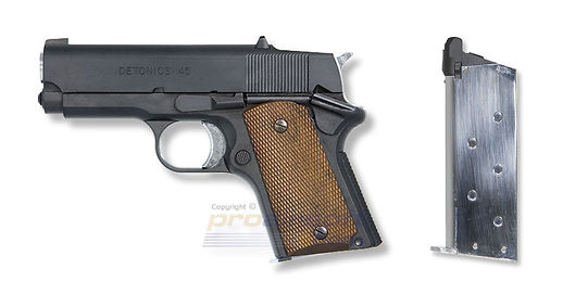 Marui Detonics .45 blowback kaasupistooli, musta