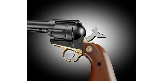 Marui SAA .45 Cavalry 7.5" Spring Revolver – Classic Western Airsoft, Black