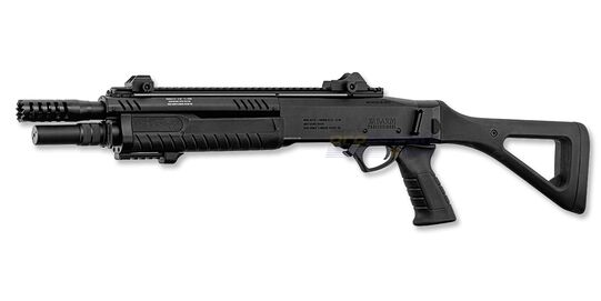 Bo Manufacture Fabarm STF/12-14" Compact kaasutoiminen haulikko, musta