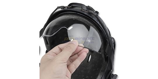 Diablo Fast Helmet with Lens, Typhoon