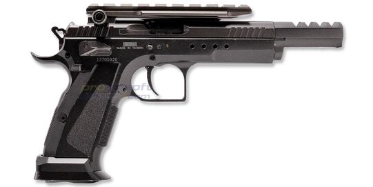 Cybergun Tanfoglio Gold Custom CO2 GBB, Black