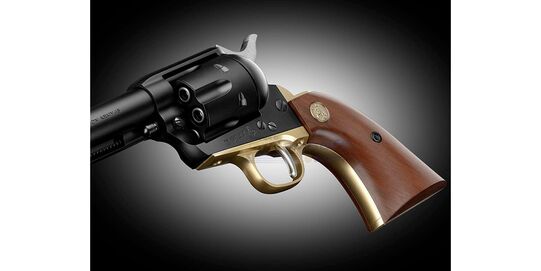 Marui SAA .45 Cavalry 7.5" Spring Revolver – Classic Western Airsoft, Black