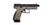ASG CZ P-10 C OR-OT CO2 pistooli, blowback, metalliluisti, hiekka
