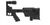 TD440-D Sniper Rifle with Scope and Bipod - Ergonomic pistol grip with adjustable cheek rest