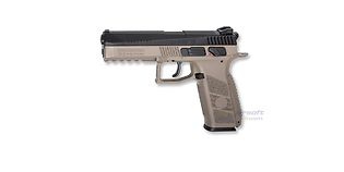 ASG CZ P-09 ilmapistooli rihlattu 4,5mm CO2, metalli dualtone