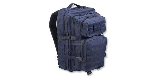 Mil-Tec rynnäkköreppu 40L, sininen - Mil-Tec 40 litran rynnäkköreppu useilla taskuilla ja MOLLE-lenkeillä