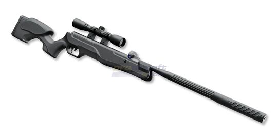 Crosman Vantage Plus Multishot ilmakivääri 4.5mm kiikarilla (24J) - Vaimennettu piippu, jossa Crosman QuietFire -teknologia.