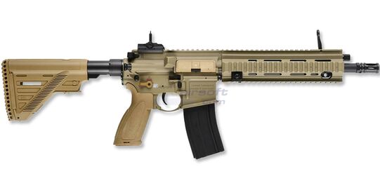Umarex H&K HK416 A5 sähköase (Mosfet), hiekka