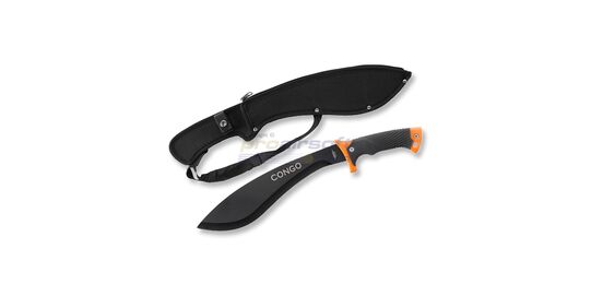 Joker Congo Machete JKR488 – Stainless Steel Kukri Knife for Outdoor and Survival Use - Durable nylon sheath with nylon loop for Joker Congo JKR488 machete