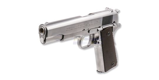 Armorer Works Colt 1911A1 CO2/kaasupistooli, metalli hopea