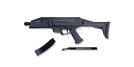 ASG CZ Scorpion EVO 3 A1 Sportline sähköase – MOSFET, ECU, LiPo-akku - CZ Scorpion EVO 3 A1 Sportline sivulta