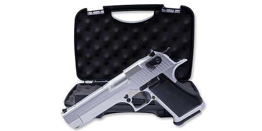 Cybergun Desert Eagle Silver GBB and Case
