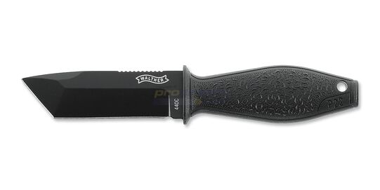 Walther P22 TSK veitsi, musta - Walther P22 TSK veitsi – Tanto-teräinen 440C-teräsveitsi Kydex-tupella, musta