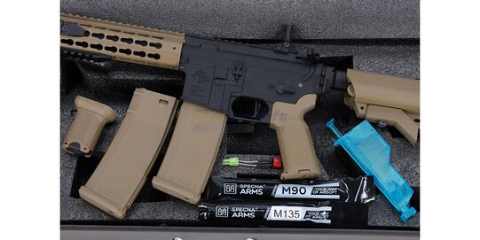 Specna Arms RRA SA-P07 PRIME Aster II ETU BLDC, hiekka