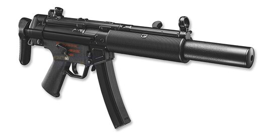 Marui MP 5SD6 NGRS blowback sähköase, metalli