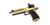 Vorsk Hi-Capa 5.1 GBB With Red Dot Sight, Full Metal, Gold/Black