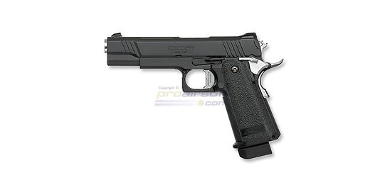 Marui Hi-Capa 5.1 D.O.R. blowback kaasupistooli, musta