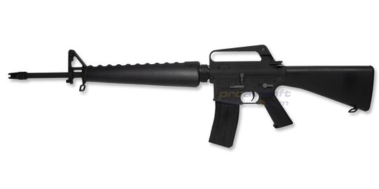 G&P Colt M16 Vietnam sähköase – metalli, musta - G&P Colt M16 Vietnam täysmetallinen M16A1 airsoft-sähköase