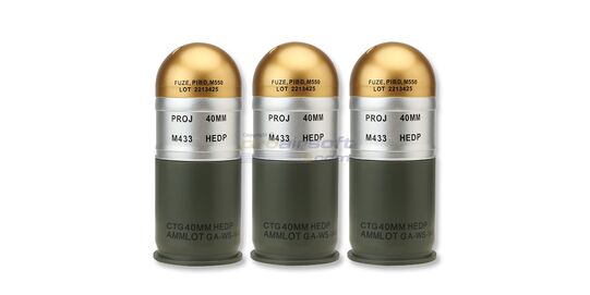 Diablo M433 40mm dummy kranaatti, 3kpl