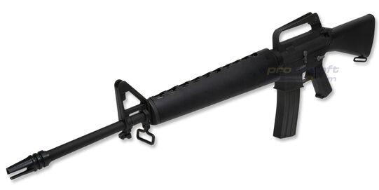 G&P Colt M16 Vietnam sähköase – metalli, musta - G&P Colt M16 Vietnam täysmetallinen M16A1 airsoft-sähköase
