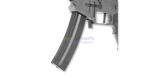 King Arms PDW 9mm SBR Shorty sähköase, harmaa