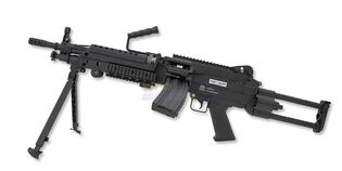 Cybergun FN M249 Para konekivääri, musta