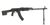 RPK-74 Machinegun AEG, Metal, Black