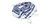 Mil-Tec Shemagh Scarf White&Blue