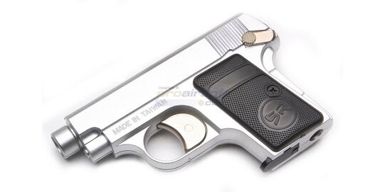 FN Browning M1906 kaasupistooli, hopea