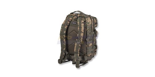 Mil-Tec Assault Backpack 20 L – MOLLE Compatible Tactical Backpack, Digital Woodloand - Mil-Tec assault backpack padded and breathable back panel
