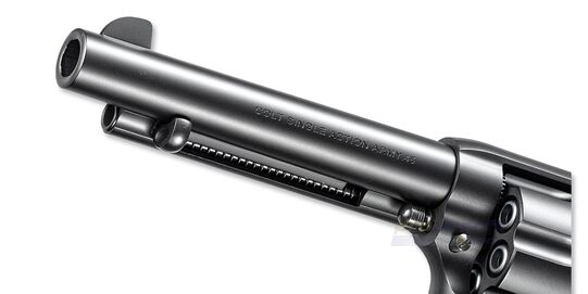 Marui SAA .45 Artillery 5.5" Spring Revolver – Classic Western Airsoft, Black - Marui SAA .45 Artillery 5.5