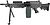 Cybergun FN Mk46 Minimi Machine Gun, Black