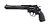 Umarex Ruger Super Hawk 8" CO2 Revolver, Black