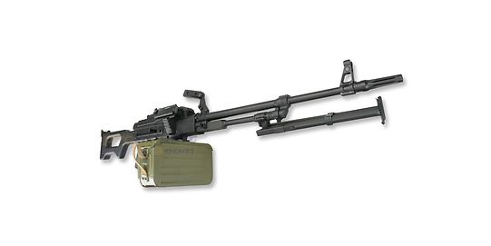 A&K PKM konekivääri, metalli musta