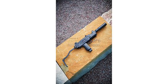 Umarex IWI Mini UZI 4.5 mm Spring Air Rifle – Rifled Barrel and Folding Stock - Umarex IWI Mini UZI 4.5 mm spring air rifle