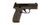 Cybergun FN 509 Civilian CO2, GBB, metalli luisti, hiekka