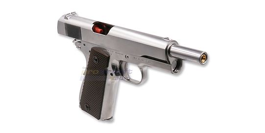 Armorer Works Colt 1911A1 CO2/kaasupistooli, metalli hopea