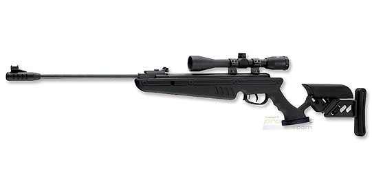 Swiss Arms TG1 ilmakivääri 5.5mm kiikarilla, musta